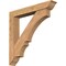 Ekena Millwork Balboa Traditional Smooth Bracket w/ Offset Brace, Western Red Cedar, 7 1/2"W x 48"D x 48"H BKT0806X48X48BOA01SWR - alternate 1